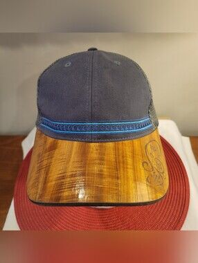 🐢EUC~ KONA BASEBALL CAP WITH WOOD BRIM